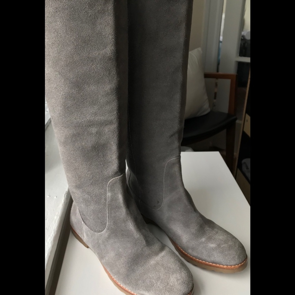 Michael Kors Kenton Suede High Tall Riding boots